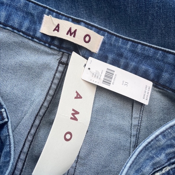 NWT AMO Audrey Wide-Leg Starlight Jeans size 31 - Picture 7 of 14
